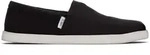 TOMS Alp Fwd Black Recycled Cotton Canvas Slip-On Sneaker schwarz 47,5