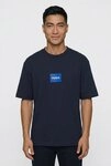 HUGO T-Shirt Regular Fit, Kurzarm, Hugo-Print