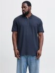 Jack & Jones PlusSize Poloshirt JJEAUSTIN ZIP POLO SS NOOS PLS