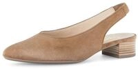 Gabor Slingpumps, Blockabsatz, Abendschuh, Sommerschuh mit elastischem Riemchen