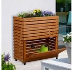 dobar Hochbeet "Rolla" Gr. L, Braun, ca. 72 x 32,5 x 78 cm (L x B x H) gro&szlig;...