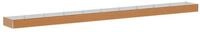 vidaXL Hochbeet Hochbeet Hellbraun 970 x 100 x 36 cm Verzinkter Stahl (1 St)