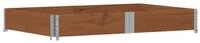 vidaXL Blumentopf Pflanzkasten Braun 150x100 cm Massivholz Kiefer (1 St)