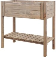 Siena Garden Hochbeet Hochbeet Aron grau Kiefer 79 x 39 x 79cm,...