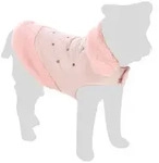 Flamingo Hundemantel Hundemantel Coco rosa rosa R&uuml;ckenl&auml;nge: 20 cm Halsumfang: