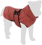 Flamingo Hundemantel Wintermantel Iglu rot rot R&uuml;ckenl&auml;nge: 55 cm Halsumfang: 58 cm