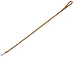 Nobby Hundeleine Lederleine Tabil cognac Gr&ouml;&szlig;e: S-M Ma&szlig;e: 100 cm / 14 mm