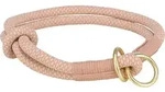 TRIXIE Hunde-Halsband Soft Rope Zug-Stopp-Halsband - rosa/hellrosa - 35 cm/&oslash; 6...
