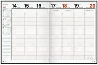 RIDO Buchkalender magnum, f&uuml;r 2026, 2 Seiten = 1 Woche