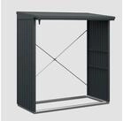 H&ouml;rmann Ecostar Kaminholzregal aus Metall (181 x 103 x 198 cm (T x B x H),