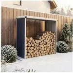 casa.pro Kaminholzregal, BxTxH:158x80x152 cm, &raquo;Kalmar&laquo; Brennholzunterstand aus