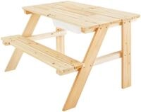 Pinolino&reg; Kindersitzgruppe Spieltisch Knut, natur, auch passend f&uuml;r Spielhaus...