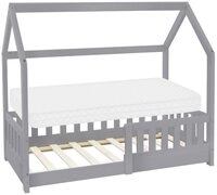 ML-DESIGN Spielbett Hausbett Kinderbett inkl. Lattenrost kreativ Bodenbett f&uuml;r