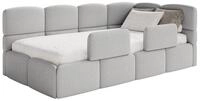 Selsey Kinderbett CLOUDY, mit Bettkasten, Lattenrost, 2x Rausfallschutz,...