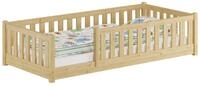 ERST-HOLZ Kinderbett Holzbett Kinderbett 90 x 200 cm Flachbett mit...