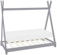 ML-DESIGN Spielbett Hausbett Tipi Zeltbett inkl. Lattenrost Bodenbett Kinder