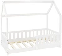 ML-DESIGN Spielbett Hausbett Kinderbett inkl. Lattenrost kreativ Bodenbett f&uuml;r