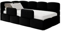 Selsey Kinderbett CLOUDY, Bettkasten, 2x Rausfallschutz, Easy-Clean-Velours,...