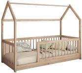 MIRJAN24 Kinderbett Greta 90, Lattenrost, Holzkonstruktion