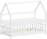 ML-DESIGN Spielbett Hausbett Kinderbett inkl. Lattenrost kreativ Bodenbett f&uuml;r