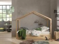 Vipack Hausbett Dallas (Made in Europe), wahlweise mit Bettschublade oder