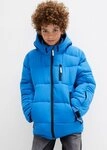 bonprix Steppjacke mit Kapuze und Fleece, normale Passform, mit reflektierenden