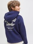 Jack & Jones Junior Kapuzensweatshirt JORNORREBRO TYPO BACK SWEAT HOOD SN JNR