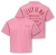 KIDS ONLY T-Shirt KOGVILLA LIFE S/S BOXY PRINTED TOP JRS in dezenter Boxy-Form