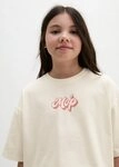 Marc O'Polo Junior T-Shirt kontrastfarbener R&uuml;ckenprint, relaxed fit, Rundhals