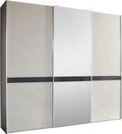 WIEMANN Schwebet&uuml;renschrank Rialto hochwertige Glas- und Spiegelfront mit...