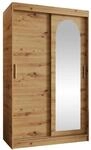 MIRJAN24 Kleiderschrank Selfie 120 cm (mit zwei Schiebet&uuml;ren) 120x62x200 cm