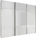 WIEMANN Schwebet&uuml;renschrank Rialto hochwertige Glasfront mit Querriegeln