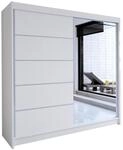 MIRJAN24 Kleiderschrank Talin III (mit Spiegel, Kleiderstange, Schiebet&uuml;ren)