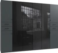 Wimex Dreht&uuml;renschrank Danzig mit Schubladen auf bequemer H&ouml;he, mit Glast&uuml;ren