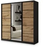 Masseno Schwebet&uuml;renschrank NATA 180 cm Kleiderschrank mit Spiegel 3 T&uuml;ren...