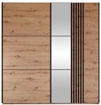 MIRJAN24 Kleiderschrank Sinatra 203 (mit zwei Schiebet&uuml;ren) 203x65x215 cm,