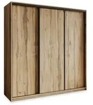Masseno Schwebet&uuml;renschrank NISSE 200 cm Kleiderschrank 3 T&uuml;ren und 4...