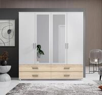 Schlafkontor Dreht&uuml;renschrank Ivar Kleiderschrank mit Spiegel inklusive 2