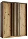 Masseno Schwebet&uuml;renschrank VONTE 150 cm Kleiderschrank 3 T&uuml;ren und 4 Schubladen