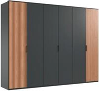 Wimex Dreht&uuml;renschrank Tunis inklusive Kranzleiste, T&uuml;ren in Lamellen Optik