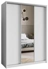 Masseno Schwebet&uuml;renschrank TAVI 150 cm Kleiderschrank mit Spiegel 3 T&uuml;ren und 4