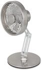 Unold Tischventilator Akku STEEL-FLEX 86705, leiser USB-C Ventilator, 12h...