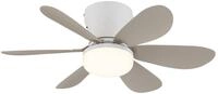 GLOBO LIGHTING Deckenventilator Deckenventilator Delores WE-SA mit LED &