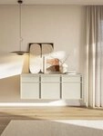 Selsey Sideboard EVO, H&auml;ngend mit 3 Schubladen und T&uuml;ren, Push-to-open, 154 cm