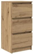 vidaXL Sideboard Sideboard Artisan-Eiche 37,5x35x76 cm Holzwerkstoff (1 St)