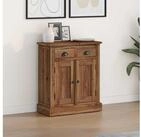 vidaXL Mehrzweckschrank Aufbewahrungsschrank Natur 65 x 30 x 75 cm Massivholz...