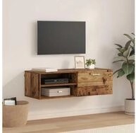 vidaXL Highboard, Holzschrank Altholz 100,5 x 39 x 30 cm Holzwerkstoff