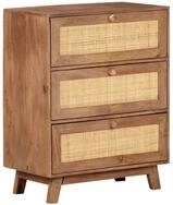 vidaXL Sideboard Sideboard 61x35x76 cm Massivholz (1 St)