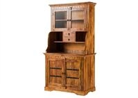 Massivmoebel24 Buffet OXFORD (Buffet Akazie 106x60x196 honig&nbsp;lackiert OXFORD...