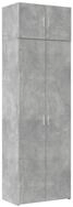 vidaXL Sideboard Hochschrank Betongrau 70x42,5x225 cm Holzwerkstoff (1 St)
